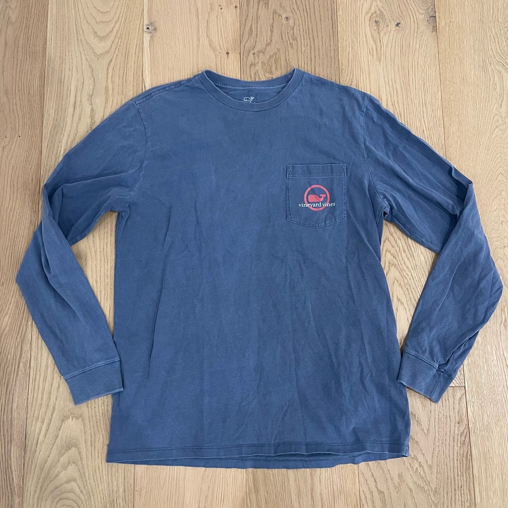 Vineyard Vines Blue Long Sleeve T-Shirt - Picture 2 of 6